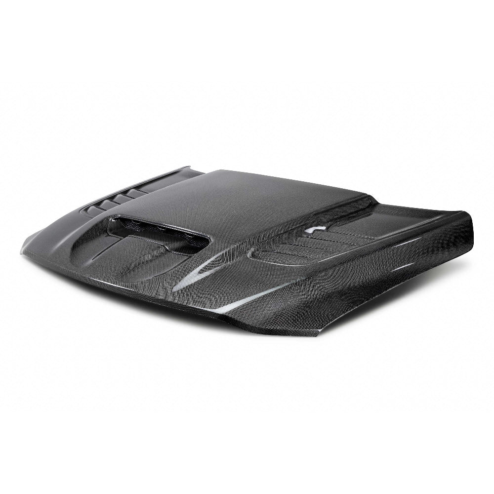 RAM TRX OE-Style Carbon Fiber Hood Side Profile with Air Intake Scoop