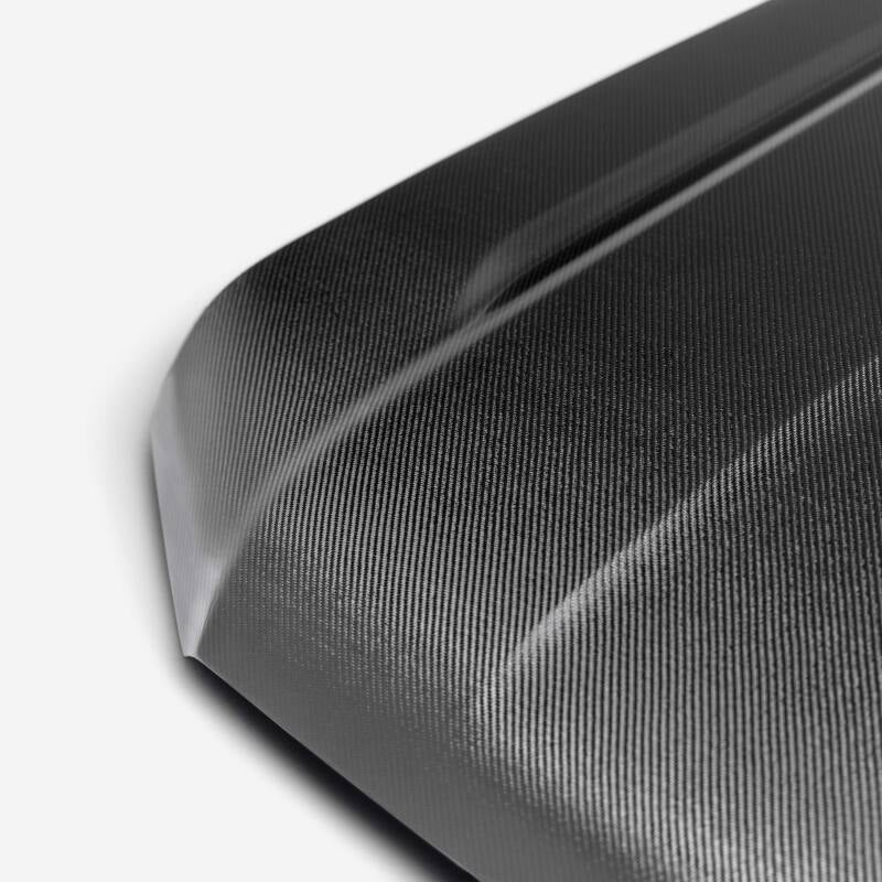 Anderson Composites carbon fiber hood close-up weave