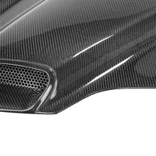 Load image into Gallery viewer, Anderson Composites Trans Am Type-OE Carbon Fiber Hood – rear contour view