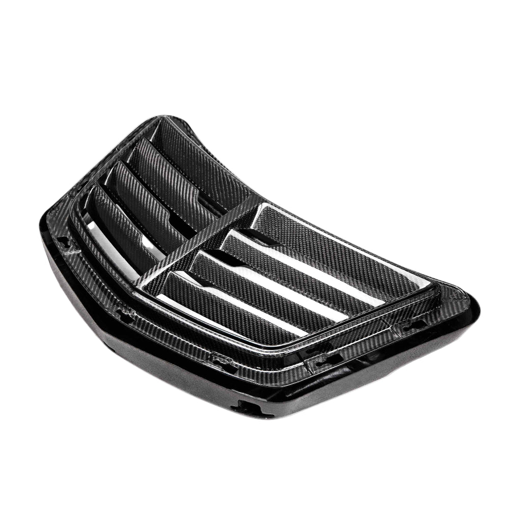 Anderson Composites Corvette C7 Z06 Carbon Fiber Hood Vent – top angled view