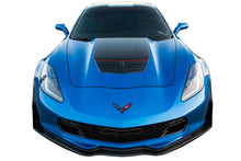 Load image into Gallery viewer, Anderson Composites Corvette C7 Z06 Carbon Fiber Hood Vent – installed front view