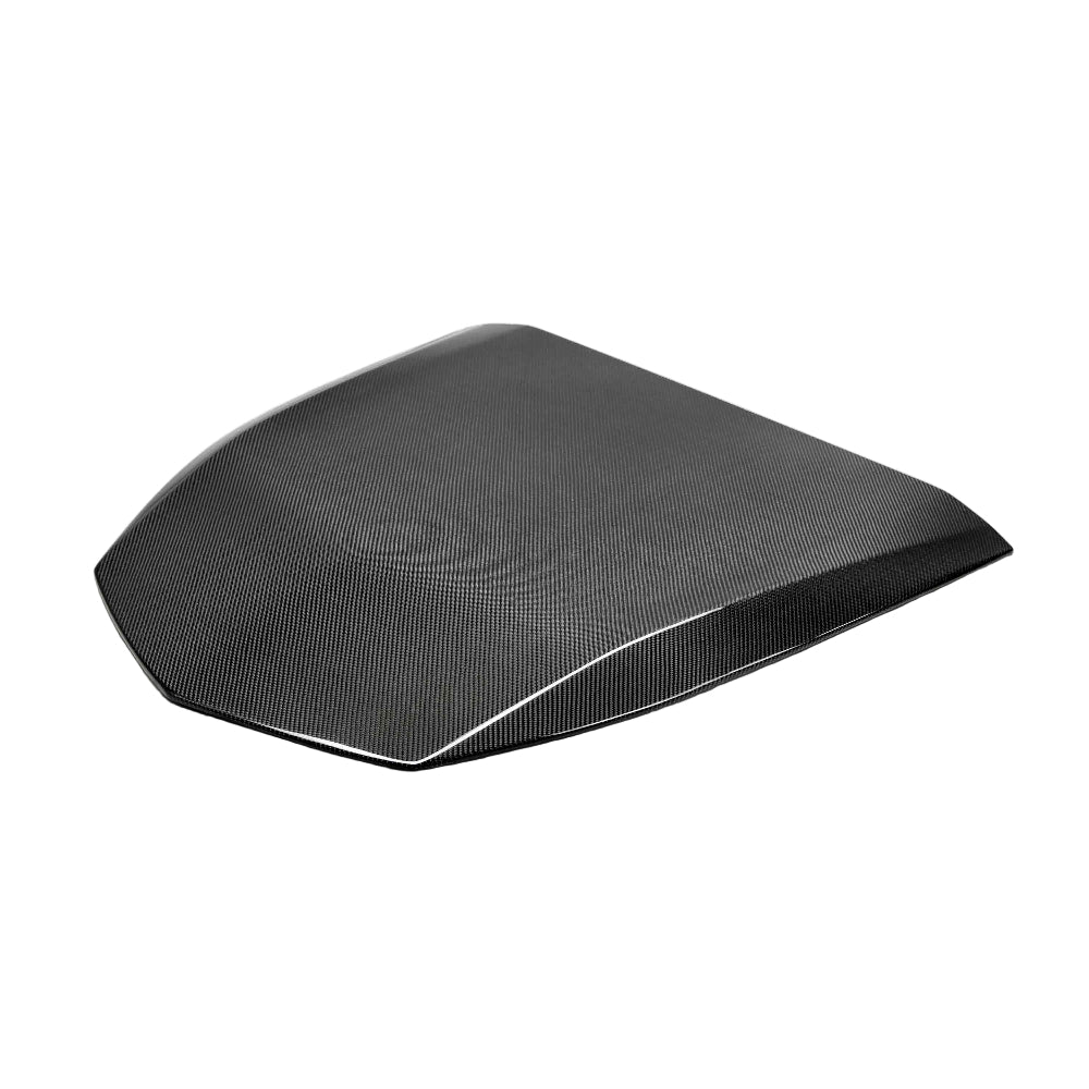 Anderson Composites 2017–2024 Chevrolet Camaro ZL1 Type-OE Carbon Fiber Hood Insert – angled front view