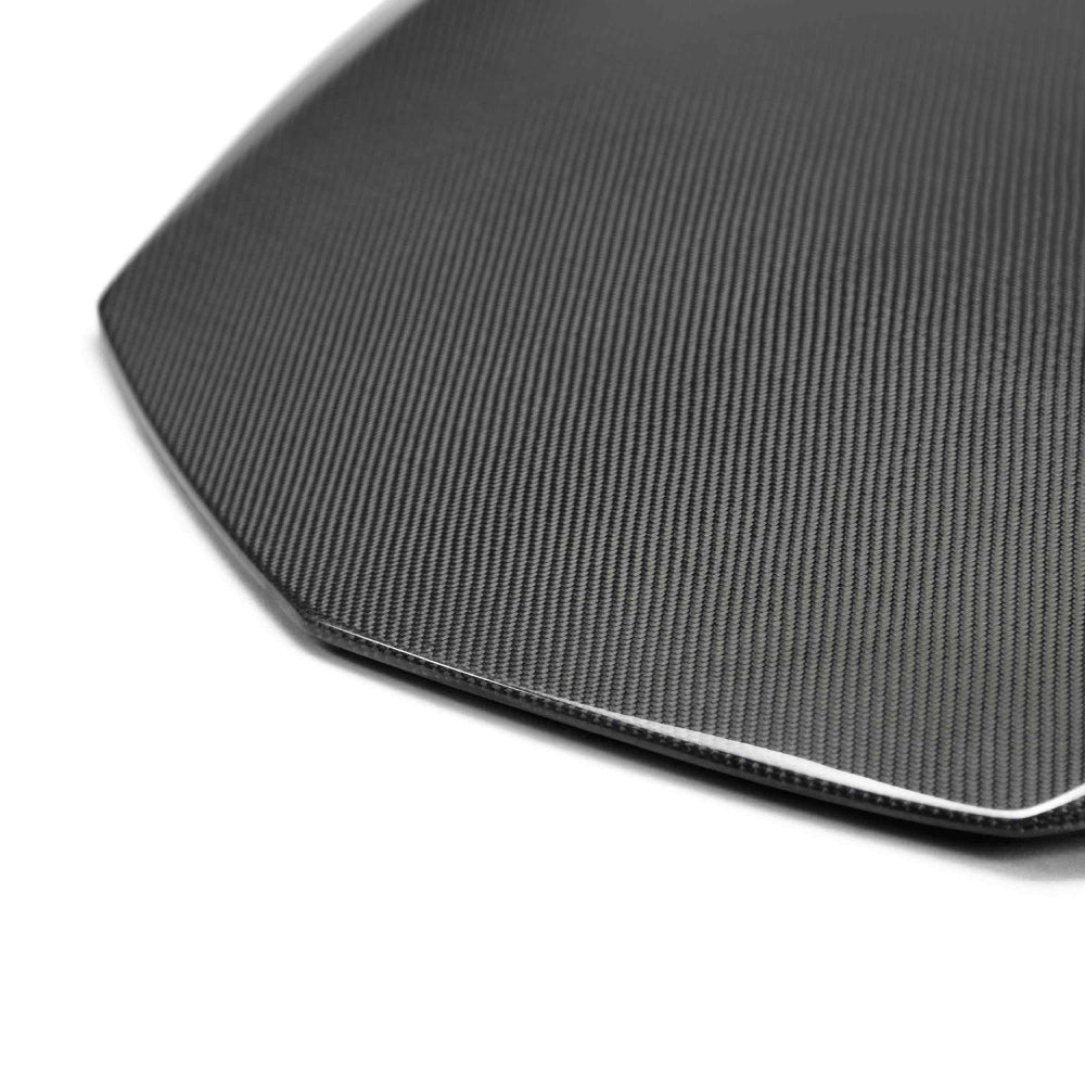 2017–2024 Camaro ZL1 Type-OE Carbon Fiber Hood Insert – close-up weave finish
