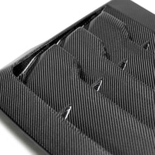 Load image into Gallery viewer, Anderson Composites Carbon Fiber Hood Vent for Ford Raptor – Top Surface and Weave Detail