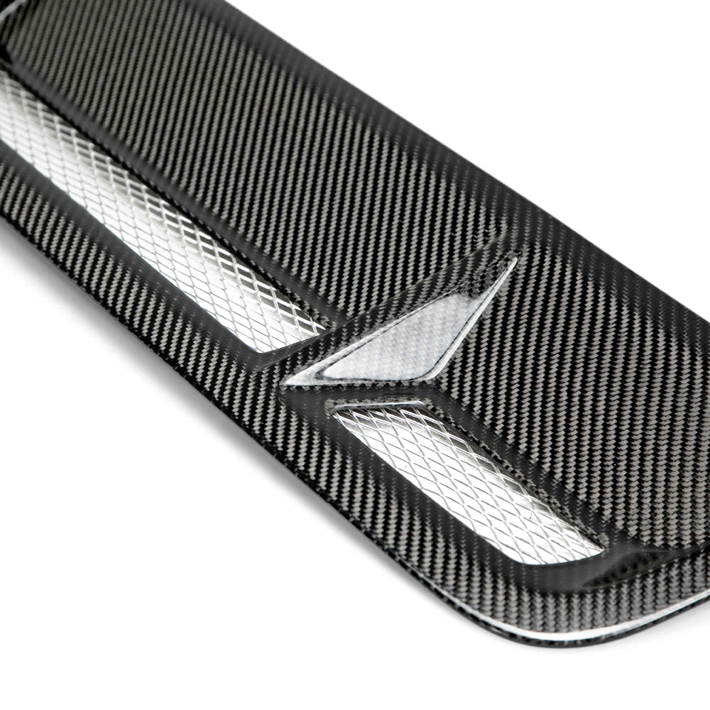 Anderson Composites Carbon Fiber Hood Vents for 2010–2014 Mustang GT500 – Side Angle