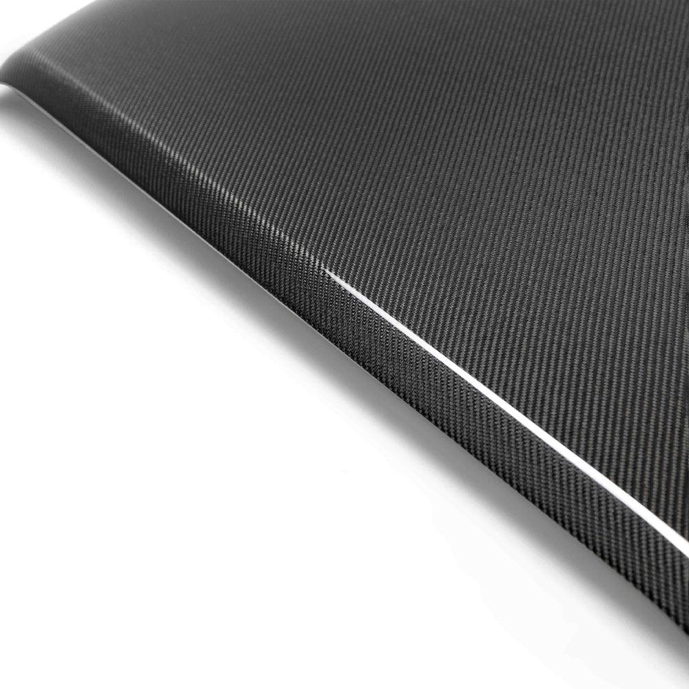 Anderson Composites Jeep JK Wrangler Type-OE Carbon Fiber Hood – installed on Jeep JK