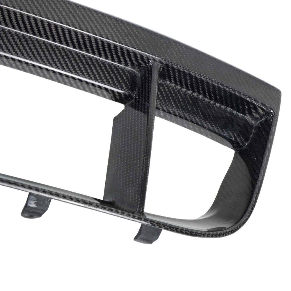 Anderson Composites Mustang Shelby GT500 Carbon Fiber Lower Grille – installed view