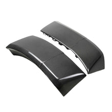 Load image into Gallery viewer, Rear view of Anderson Composites carbon fiber rear fender flare extensions for Dodge Demon and Hellcat Widebody.