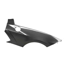 Load image into Gallery viewer, Front three-quarter angle of Anderson Composites C8 Corvette carbon fiber rear fender