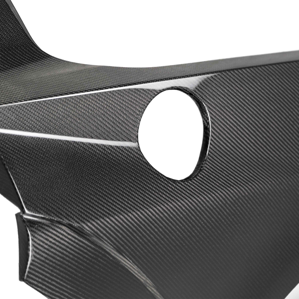 Installed view showing seamless OEM-style alignment and gloss finish