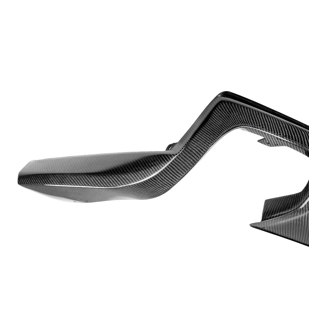 Rear view showing diffuser fins and ZL-style contours