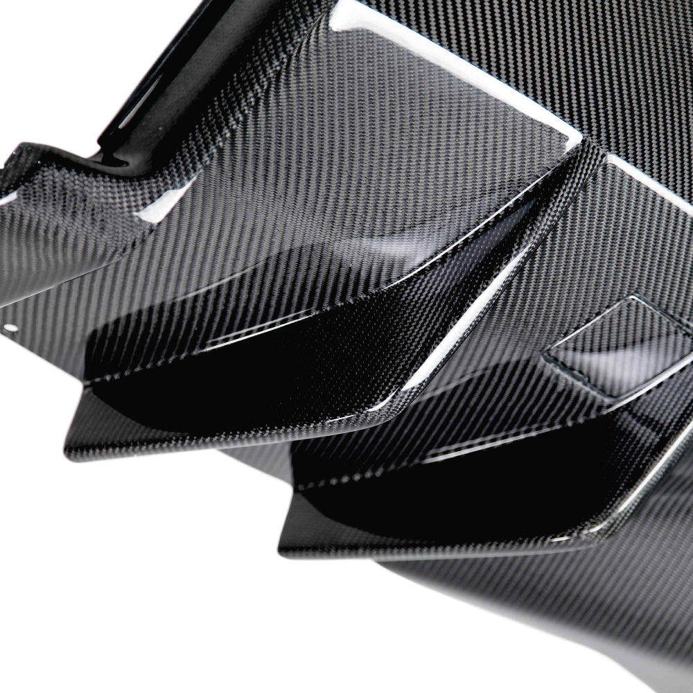 Close-up of carbon fiber texture and mounting points