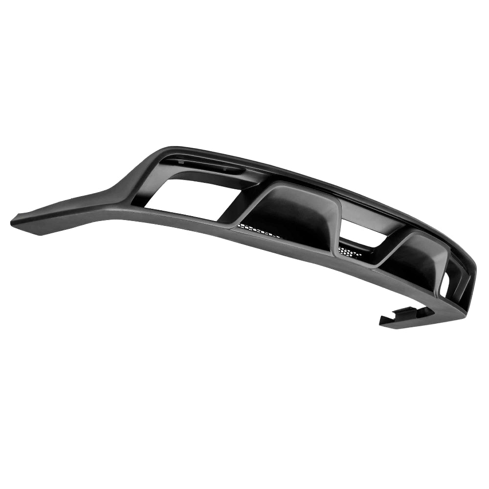 Anderson Composites Mustang R-Style Rear Valance – angled front view 1