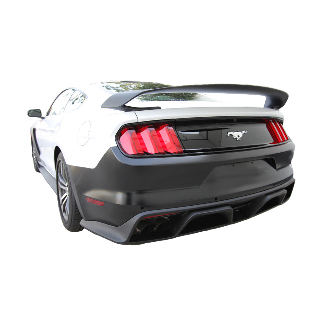 Anderson Composites Mustang R-Style Rear Valance – quad-tip opening detail 5