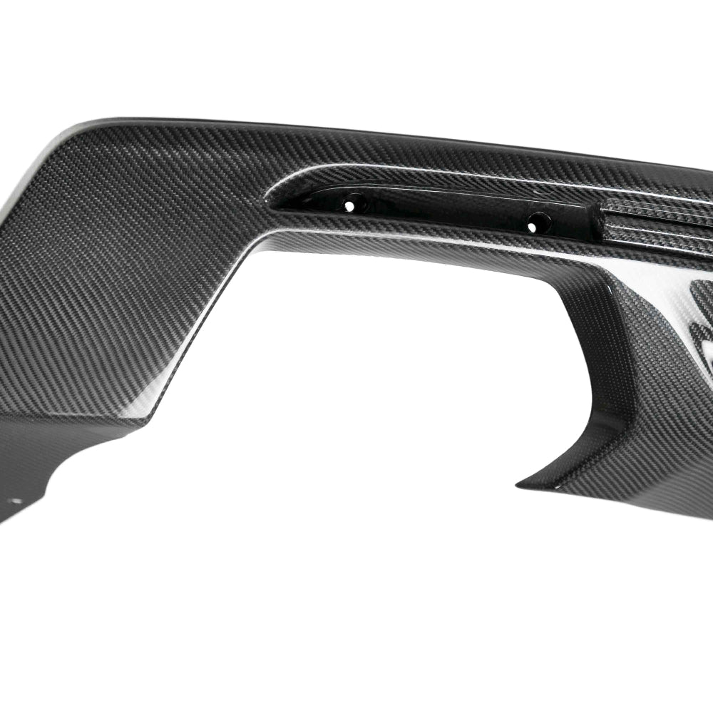 High-Gloss UV-Protected Carbon Fiber Diffuser – Side Profile