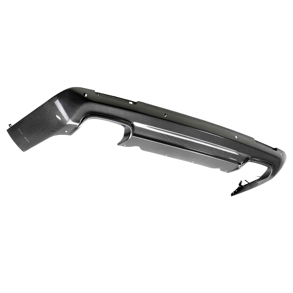 Anderson Composites Dodge Demon Carbon Fiber Rear Valance – Angle View