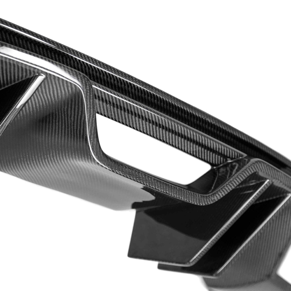 Rear Diffuser Detail – 3K 2x2 Twill Carbon Fiber Weave