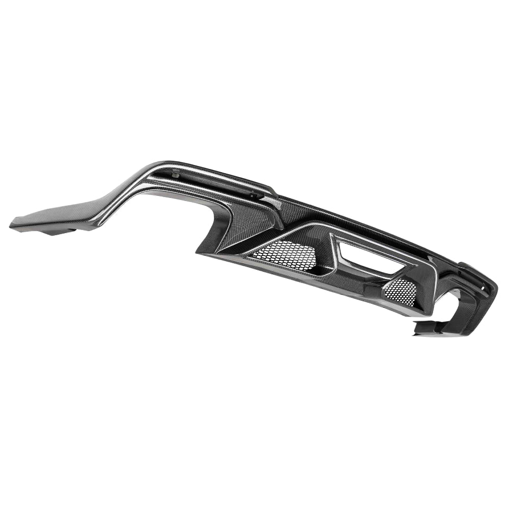 Anderson Composites GT500 Carbon Fiber Rear Diffuser – front angle