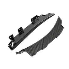 Load image into Gallery viewer, Anderson Composites 2020–2023 Mustang GT500 Carbon Fiber Rear Mud Guards – angled front view