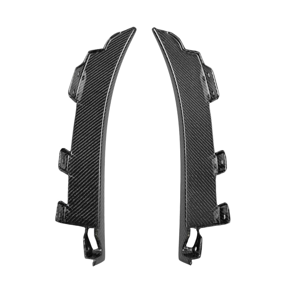 Anderson Composites Mustang GT500 Carbon Fiber Rear Splash Guards – close-up finish