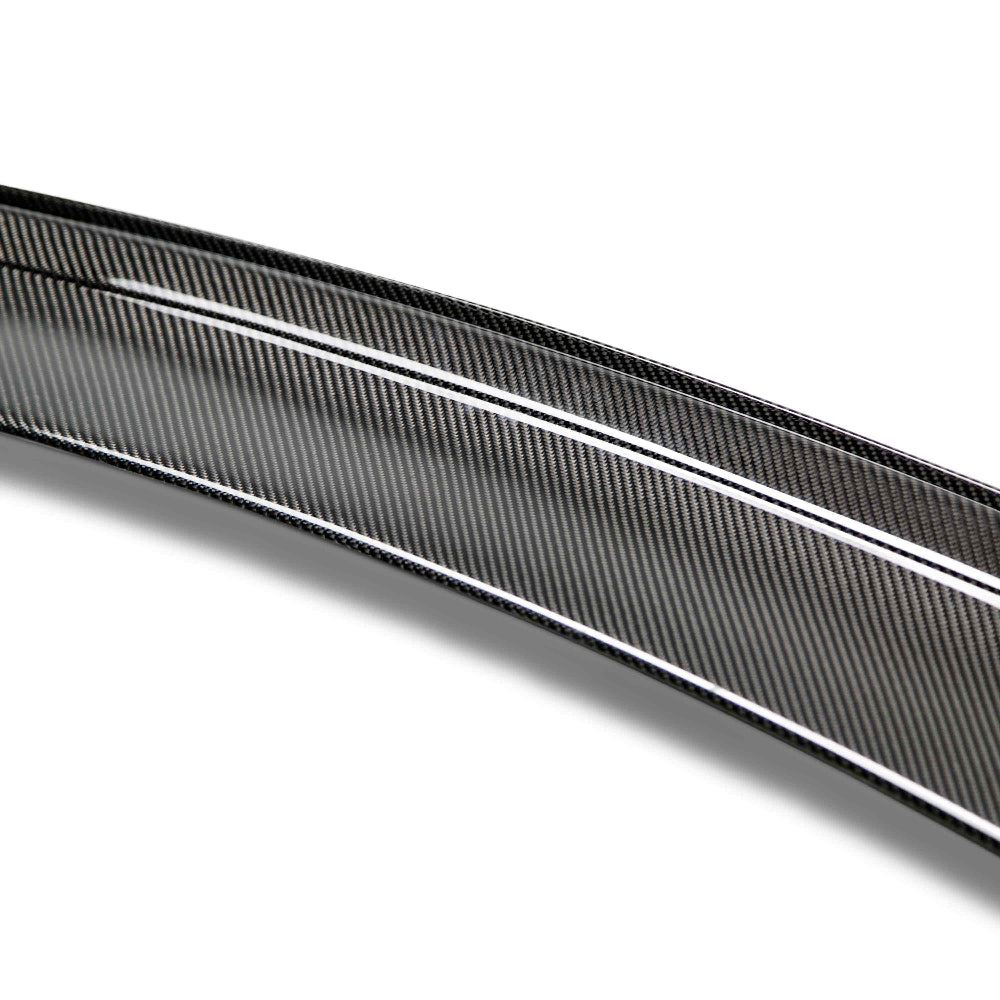 Top view showing aerodynamic profile and contours