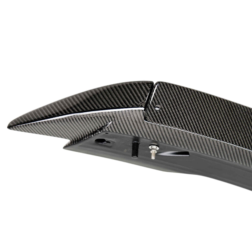 Carbon fiber Mustang Type-ST rear spoiler – side profile