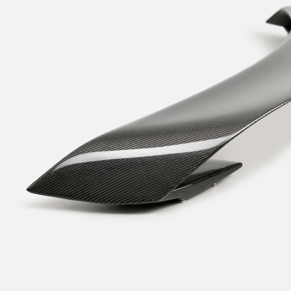 Rear 3/4 angle – GT350R style spoiler fitment