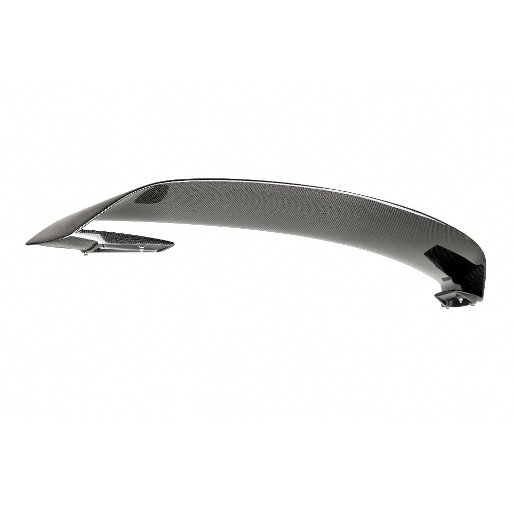 Top view showing aerodynamic contour