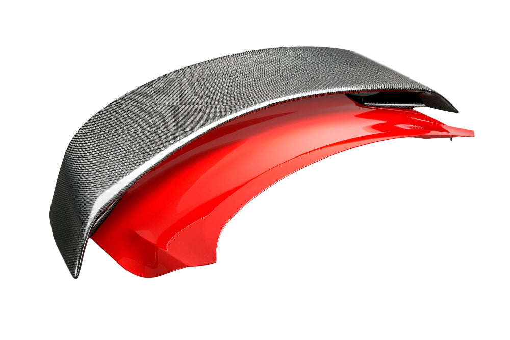 Installed rear view on Shelby GT350R