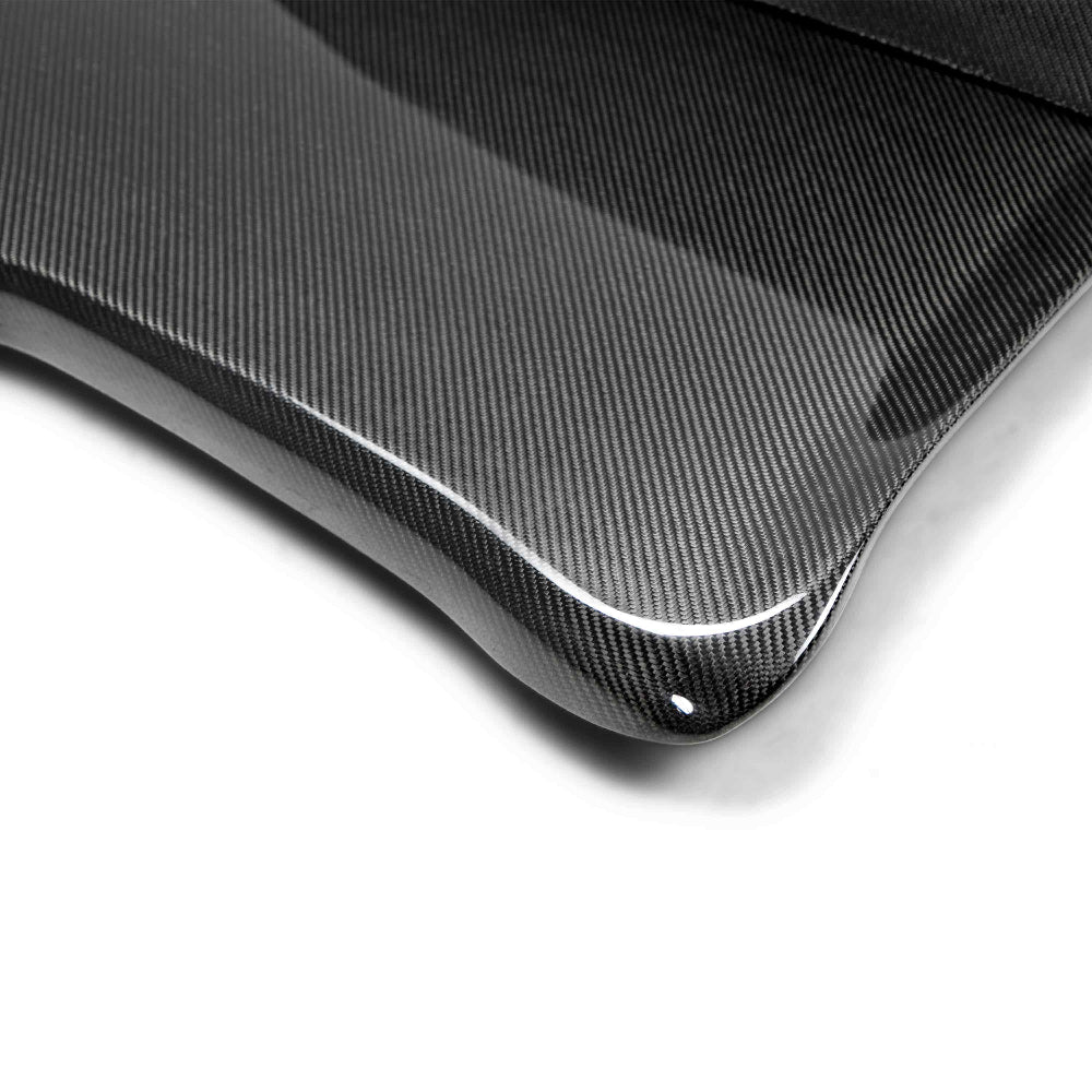 Anderson Composites Mustang Carbon Fiber Rear Seat Delete – Top View