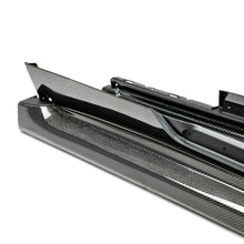 Load image into Gallery viewer, Installed Anderson Composites Type-Z28 carbon splitters on Chevrolet Camaro Z/28 — aggressive factory-style look.