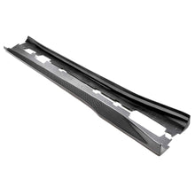 Load image into Gallery viewer, Front angle view showing Anderson Composites Type-AZ Carbon Fiber Rocker Panels installed on 2016–2024 Chevy Camaro SS.