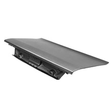 Load image into Gallery viewer, Front angle showing Anderson Composites Type-OE Dry Carbon Decklid for 2008–2024 Dodge Challenger with matte pre-preg 3K 2x2 weave finish.