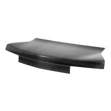 Load image into Gallery viewer, Front angle showing Anderson Composites Type-OE Carbon Fiber Decklid for 2010–2013 Chevrolet Camaro with gloss 3K 2x2 twill weave finish.
