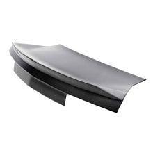 Load image into Gallery viewer, Front angle showing Anderson Composites Type-ST Carbon Fiber Decklid for 2010–2013 Chevrolet Camaro with integrated spoiler and gloss 3K 2x2 twill weave.