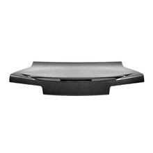 Load image into Gallery viewer, Rear view highlighting OEM-style fitment and carbon fiber texture on the Anderson Composites Camaro decklid.