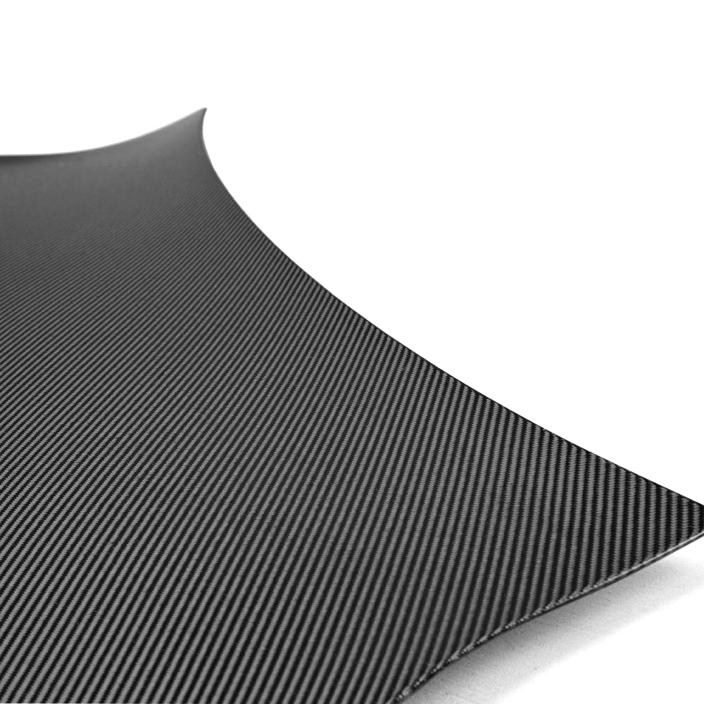 Detailed image of the Anderson Composites 2014–2015 Camaro OE Dry Carbon Decklid with high-definition surface finish.