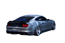 Load image into Gallery viewer, Top angle of the double-sided carbon fiber Type-ST decklid highlighting the lightweight construction and aggressive aerodynamic styling for the 2015–2023 Mustang.