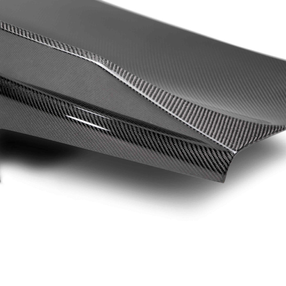Double-sided carbon fiber construction on Anderson Composites 2016–2024 Camaro deck lid