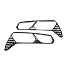 Load image into Gallery viewer, Close-up of Anderson Composites Carbon Fiber Taillight Bezels on 2014–2019 Corvette C7