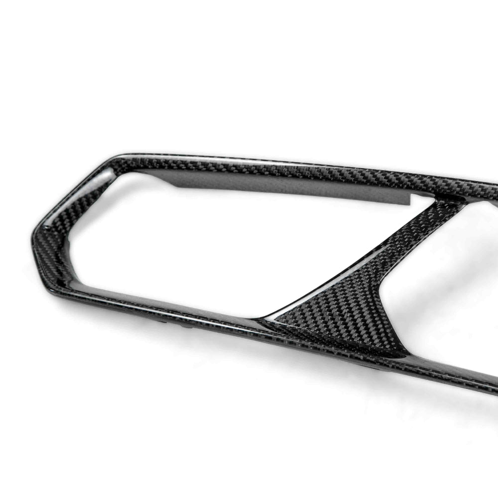 Detail Shot of 3K 2x2 Twill Weave on Anderson Composites Carbon Fiber Taillight Bezels for Corvette C7