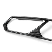 Load image into Gallery viewer, Detail Shot of 3K 2x2 Twill Weave on Anderson Composites Carbon Fiber Taillight Bezels for Corvette C7