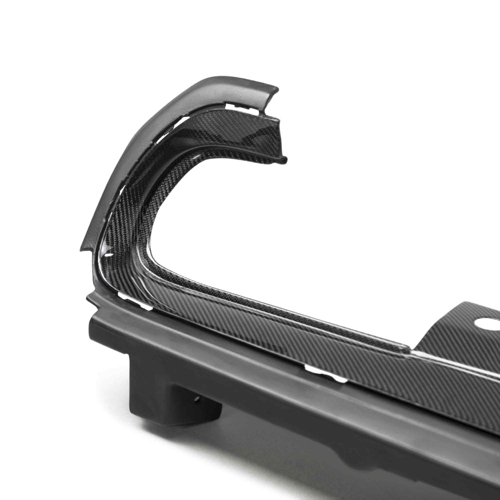 Installed Anderson Composites Carbon Fiber Taillight Surround on 2015–2024 Dodge Challenger Rear End