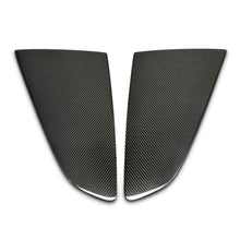 Load image into Gallery viewer, Close-Up Detailing of Anderson Composites Flat Carbon Fiber Window Louvers Gloss Finish