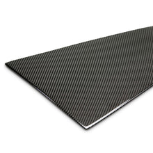 Load image into Gallery viewer, Rear Quarter View Showing Anderson Composites Flat Carbon Fiber Window Louvers Installed