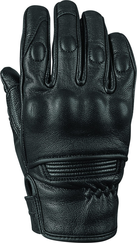 SAS880467-Speed and Strength Throttle Body Leather Glove Black Womens - Medium-Gloves-Speed and Strength