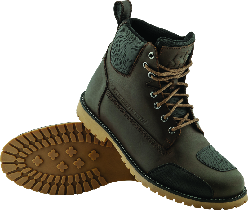 SAS889560-Speed and Strength Call to Arms Boot Brown/Black - 10-Motorcycle Boots-Speed and Strength