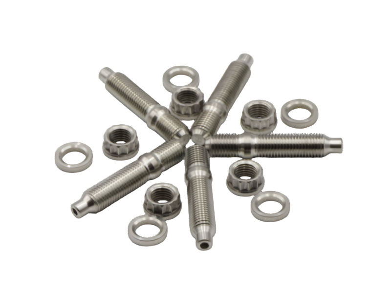 BLOBXFL-00310-5-BLOX Racing Stainless Steel Exhaust Manifold Studs 5-Piece Set - M10x1.25 55mm-Hardware Kits - Other-BLOX Racing