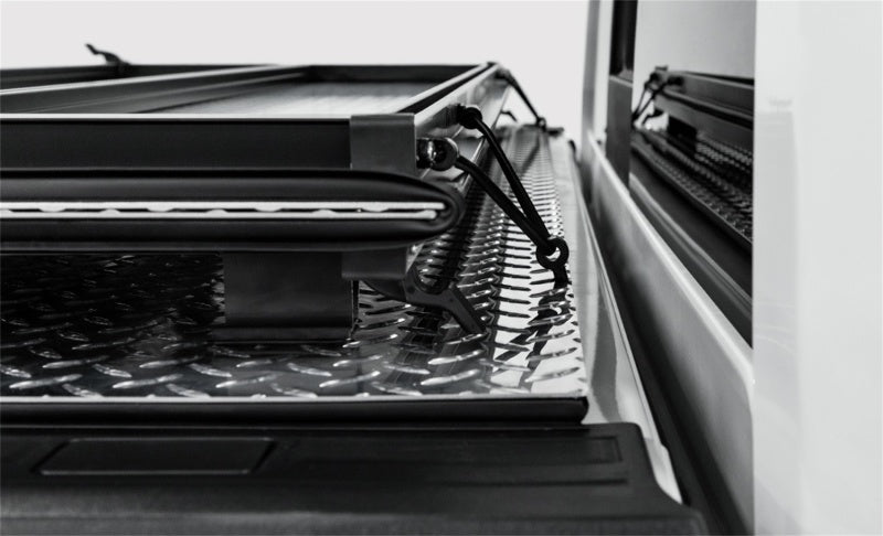 Access LOMAX Folding Hard Cover 17+ Ford Super Duty F-250/F-350/F-450 6ft 8in Box Black Urethane Access ACCB3010049
