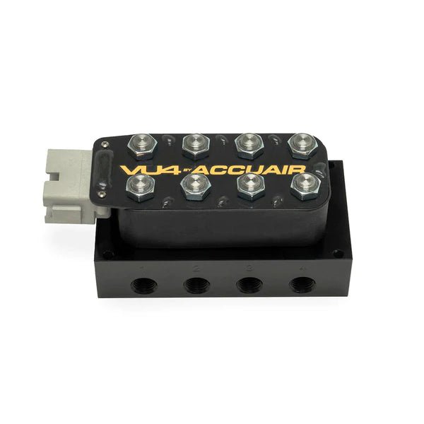 ACCUAIR Suspension VU4 4-Corner Manifold (NPT) - Black Ops Auto Works